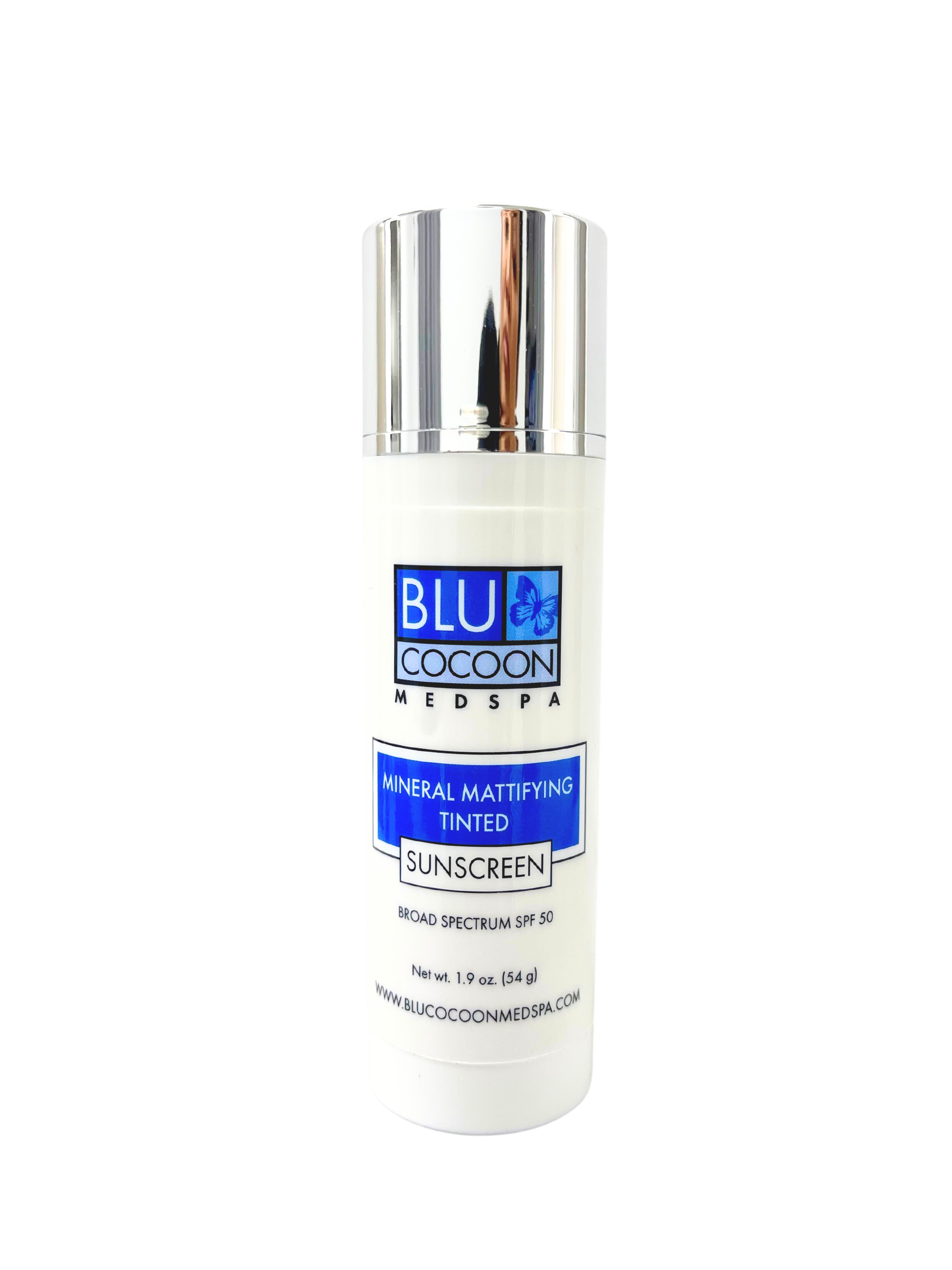 Mineral Mattifying Tinted Sunscreen SPF 50 by Blu Cocoon